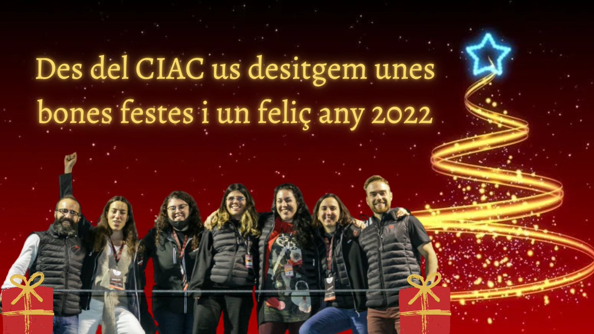 CIACnews's tweet photo. De part de tot l'equip del #CIAC us desitgem unes bones festes i un feliç any 2022🎄🚗🎄 https://t.co/Qodwm0azUM