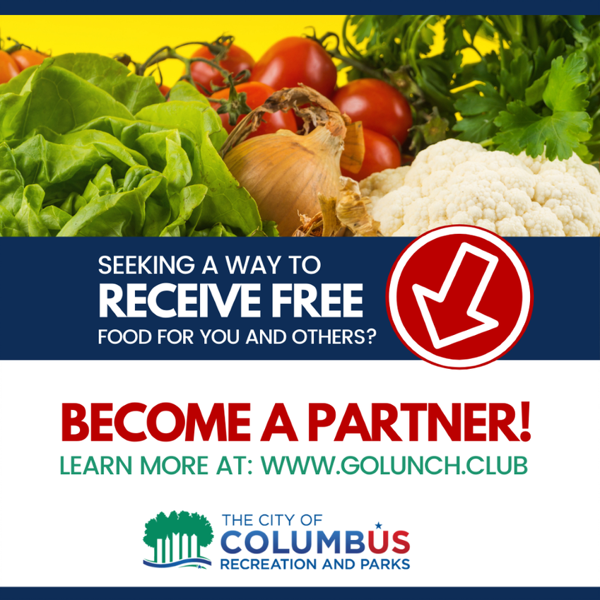 Spread the word about our #MobileProduceMarket by becoming a partner today! To learn more visit our website golunch.club.  #FoodAroundCbus  #TogetherCbus #Partners