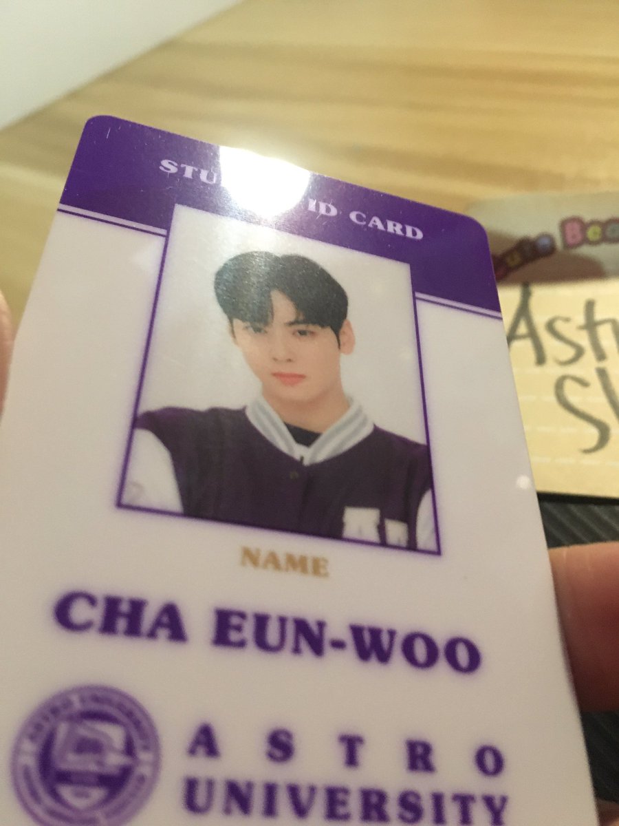 Astro_shoppe's tweet photo. MEMBERSHIP KIT STUDENT EUNWOO ID CARD 

2,000+ lsf 
RARE https://t.co/osfYEzRAwV