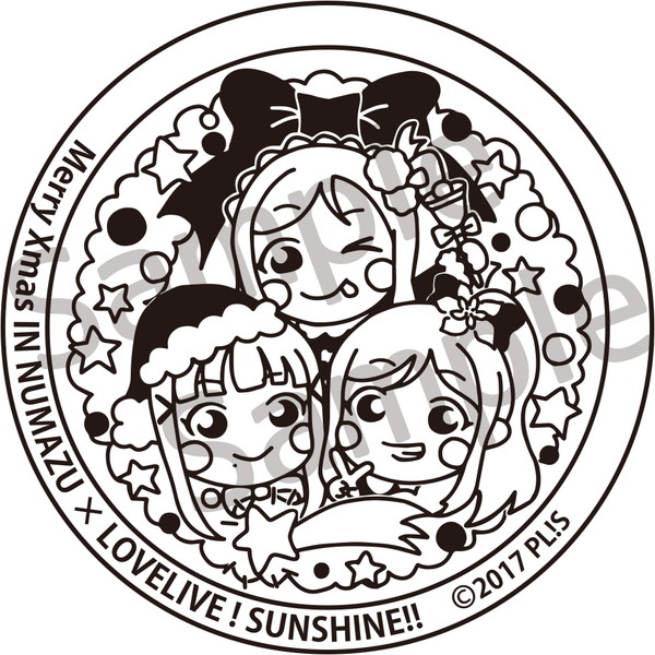 沼津】今年もクリスマスデザイン絵柄のまちあるきスタンプ＆缶バッジが