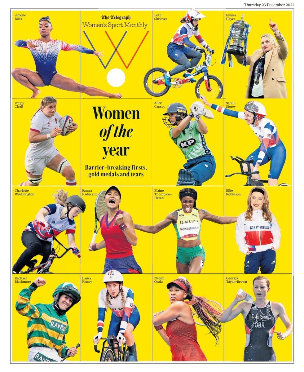 fi_tomas_'s tweet photo. The final @WomensSport supplement of 2021 has hit the shelves! 💪🤗⭐🌟 Celebrating all the game changing moments and history-breaking feats from sportswomen this year. Bursting with all the content you'll need for the festive break...go get one. https://t.co/nr9lDZUrHy