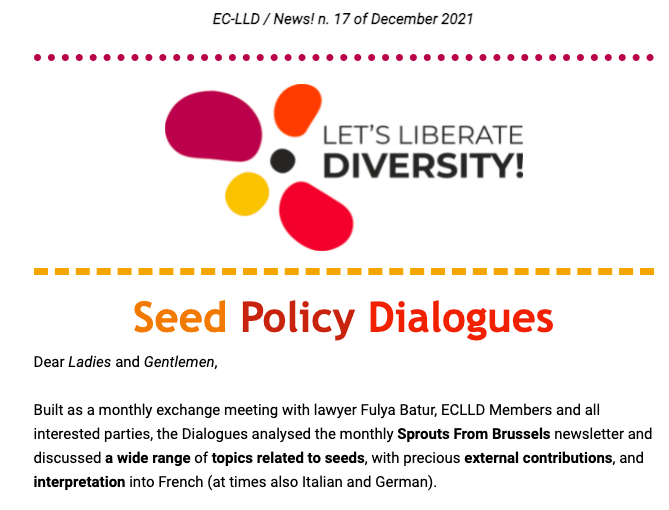 ECLLD's tweet photo. To discuss policy developments that affect #agrobiodiversity and #seeds, we launched a series of #SeedPolicyDialogues with honored guests 🤓
Thanks to all for tuning in, actively contributing, participating, and showing interest 🧡💛❤️
Here ALL videos:
👉https://t.co/OlTxvDY1hU https://t.co/ztgC1bKDrP