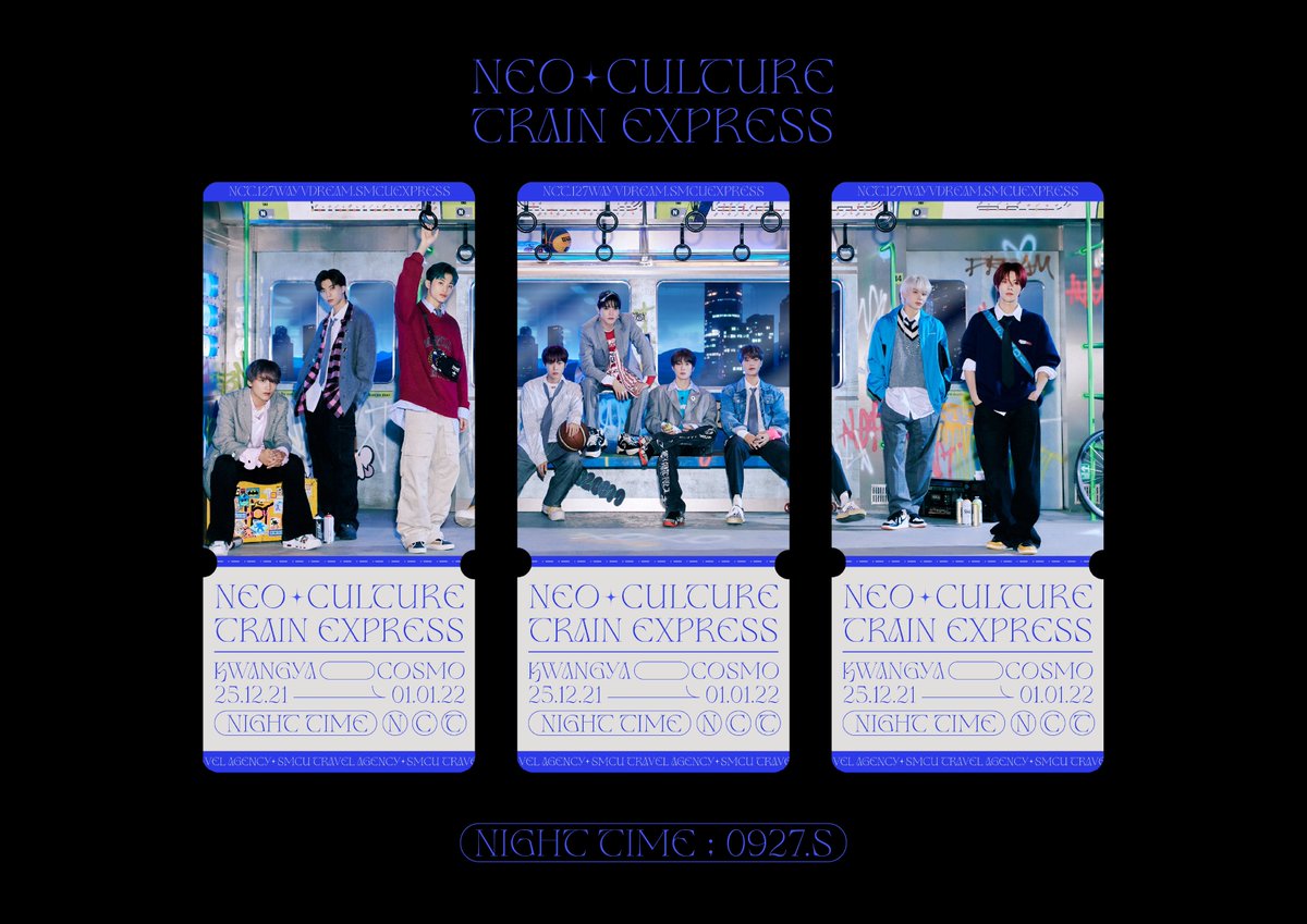 0927studio_'s tweet photo. Neo Express is ready to serve!
Book your ticket to Kwangya here๐๐ฏ
(๐ฅ.)
#NCT #NCT127 #NCTDREAM #WayV
#SMTOWN2022 #SMCU_EXPRESS
#2021_WINTER_SMTOWN #NCTfanedit https://t.co/HGlcXkGezZ