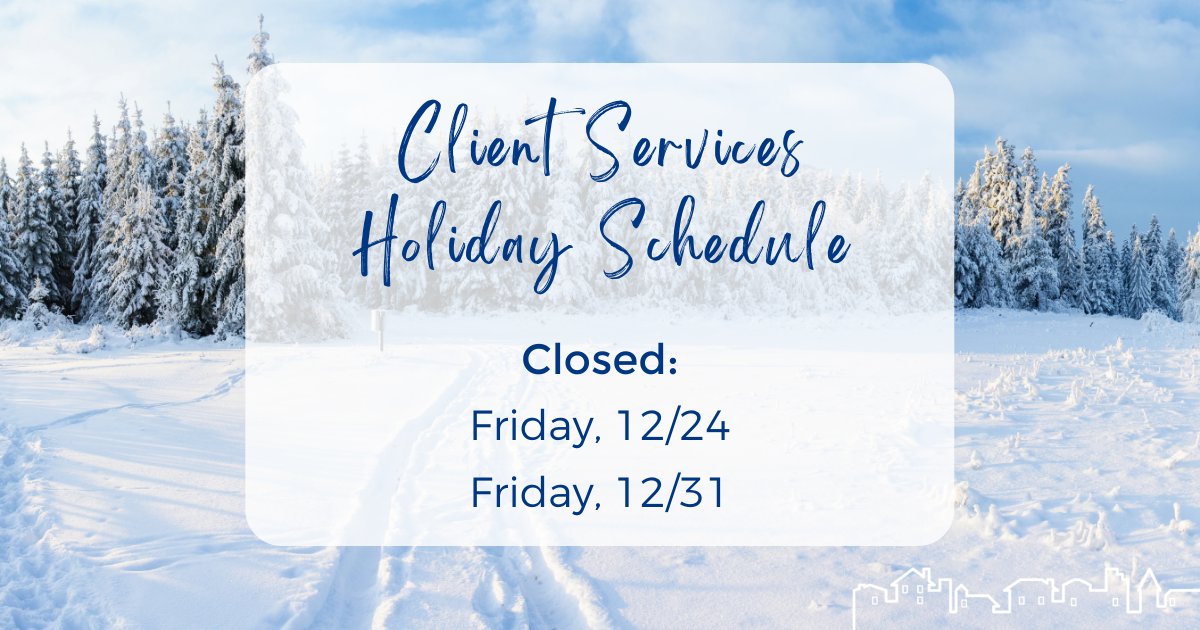 PubliqSoftware's tweet photo. As we celebrate the holidays and welcome the new year, please note our office will be closed on Friday, December 24 and Friday, December 31. #HappyHolidays #PUBLIQSoftware https://t.co/wc7p5XxSSq