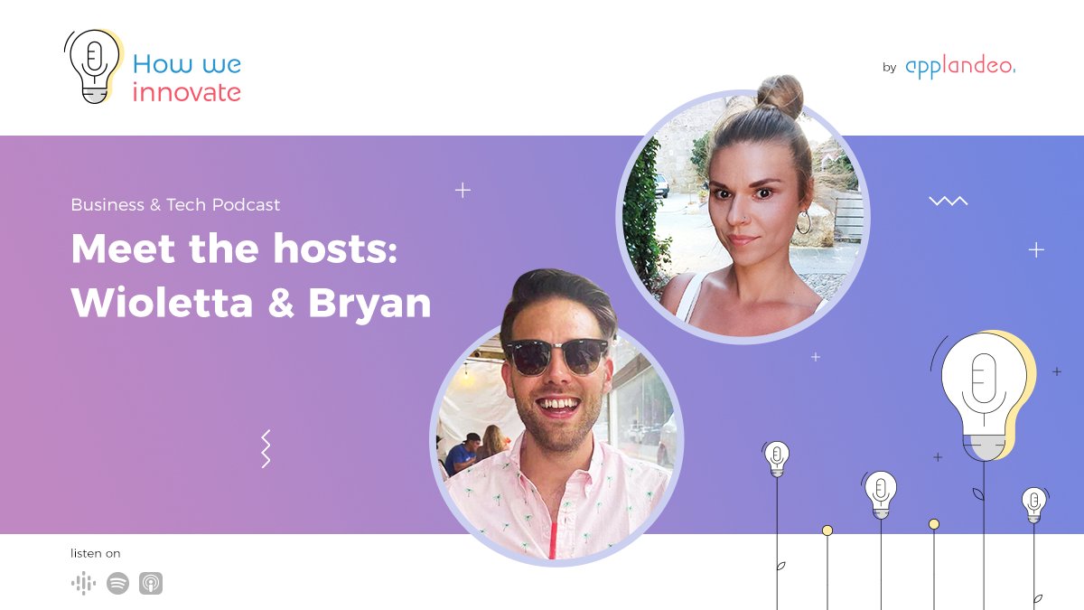 applandeo's tweet photo. We hope you've already seen the first episode of our 'How We Innovate' podcast, so it's time to meet the hosts! Wioletta and Bryan are our Marketing and Sales gurus and they both are irreplaceable addition to Applandeo!
#podcast #business #technology #howweinnovate https://t.co/OVyNEoYXwW