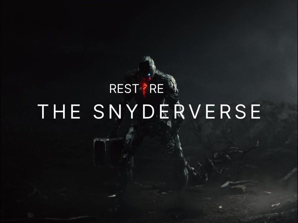 akhilpratap26's tweet image. #RestoreTheSnyderVerse 
#SaveDC