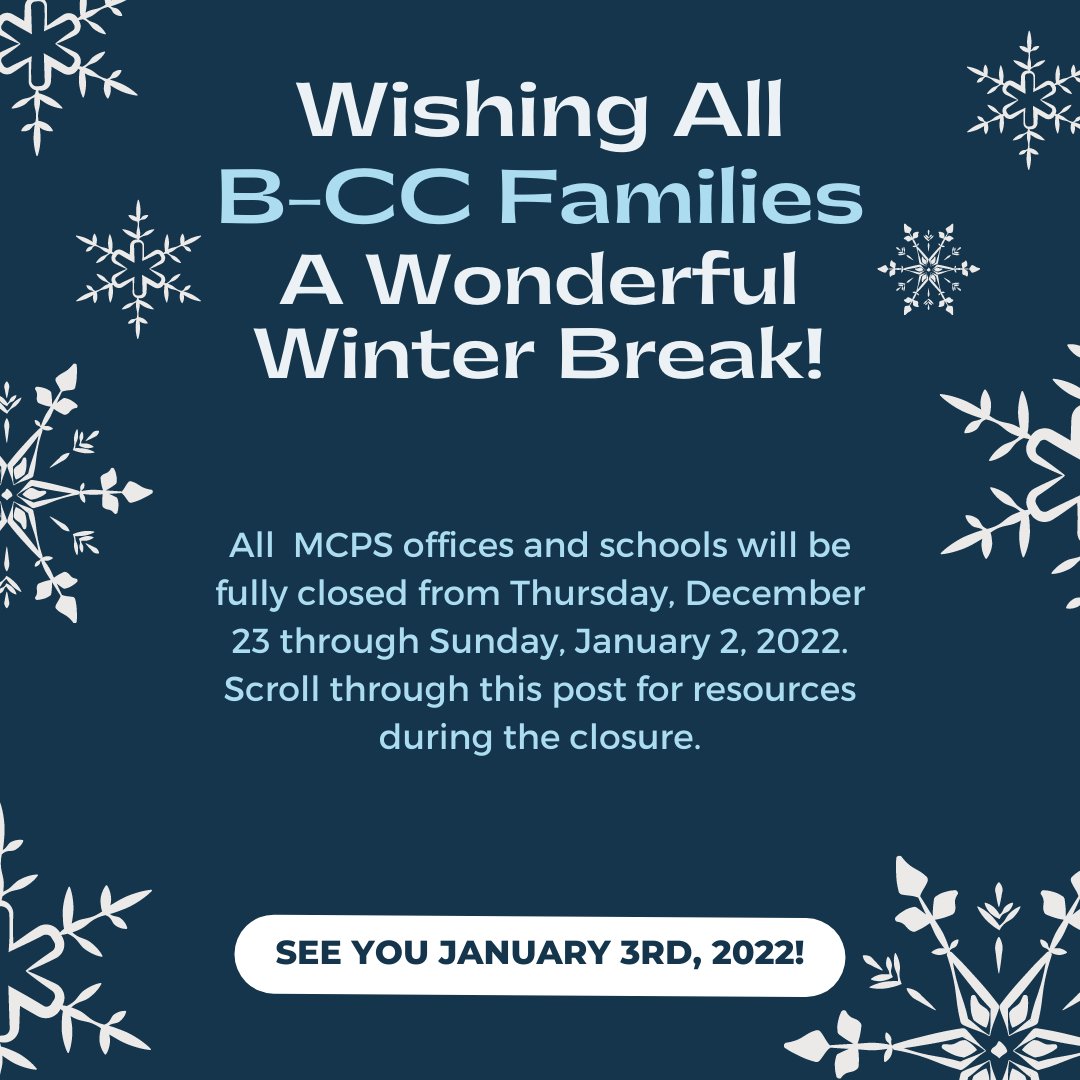OfficialBCCHS's tweet image. We look forward to seeing everyone again in 2022! Please consider these resources if you need assistance during the break. @BCCclassof2022 @bccsga23 @bccsga24 @bccsga2025 @BCCSGA @Counseling_BCC