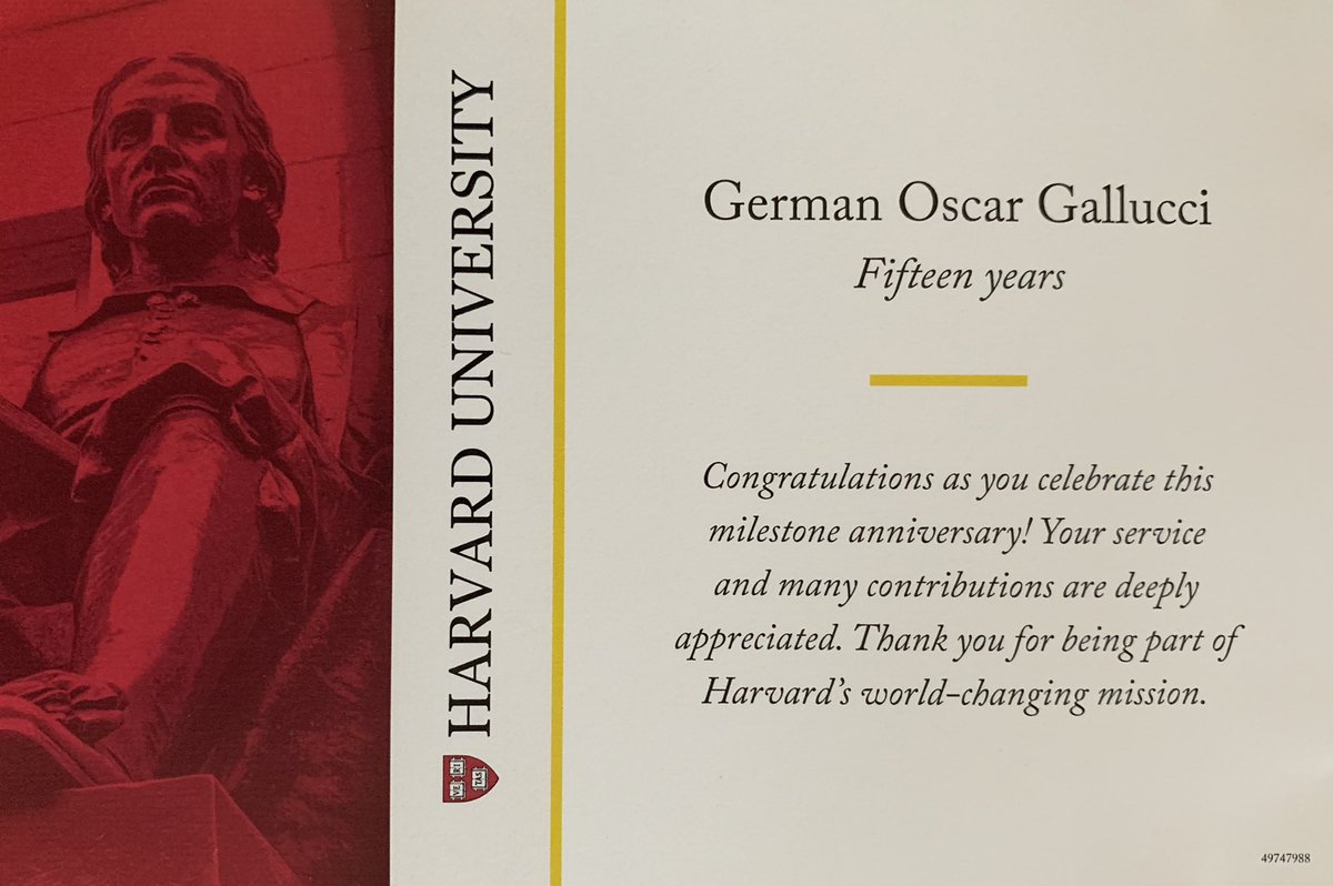 GermanGallucci's tweet photo. Thank you Harvard University and Harvard School of Dental Medicine for this token of appreciation. https://t.co/T5nCIayurL