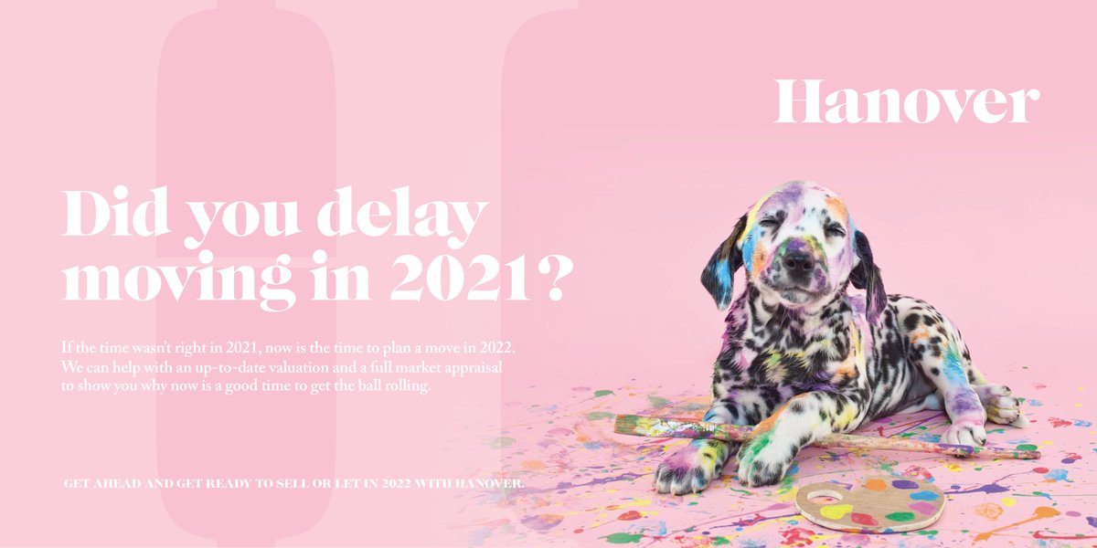 HanoverRes's tweet photo. Did you delay  moving in 2021?
If the time wasn’t right in 2021, now is the time to plan a move in 2022.  
GET AHEAD AND GET READY TO SELL OR LET IN 2022 WITH HANOVER. https://t.co/5eaYQbt5Jx