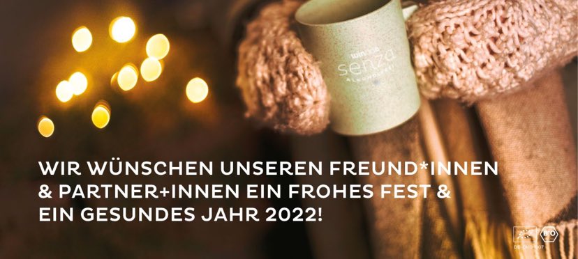 WSenza's tweet photo. Winade sagt Danke für ein #surreal #aufreibend #herausfordernd #lustiges #erfolgreich #bio #alkoholfrei #spassig #vegan #zuckerfrei - Jahr 2021. Kommt gut &amp; gesund über die Feiertage &amp; ins neue Jahr! #allesgute https://t.co/vZ356Ifb7v