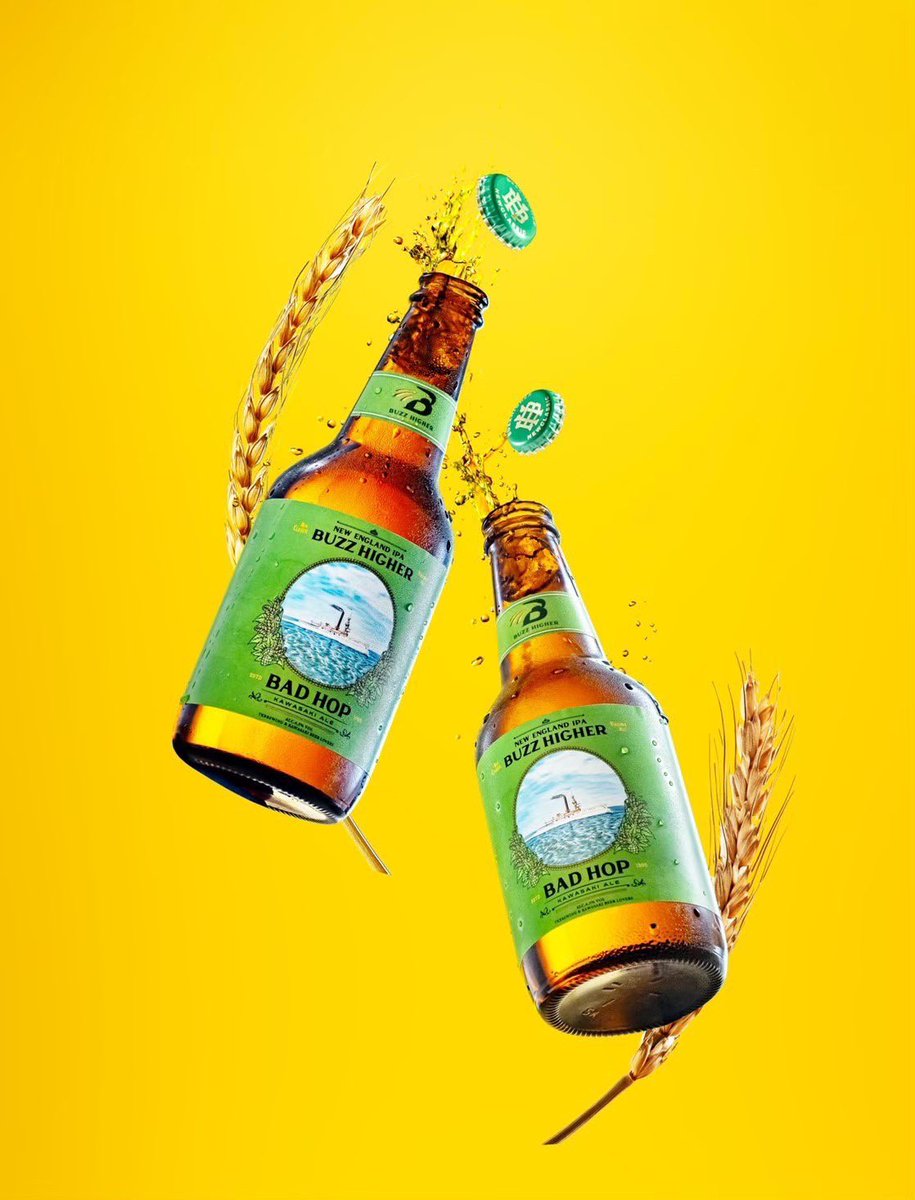 TPablow's tweet photo. BAD HOP が手掛けるクラフトビールBUZZ HIGHER

ホップの増量、温度調整に変更を加え
これまで以上に仕上がったビールが完成しました🍺🔥
是非飲んでみてください🦅

6 Bottle Set ¥3,890
12 Bottle Set ¥7,780
24 Bottle Set ¥15,560
https://t.co/lh0KRUqWg3

#buzzhigher https://t.co/X6fMJ2SO5o