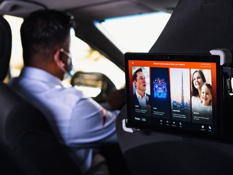 HussainSajwani's tweet photo. “Soul of Dubai" a great project to showcase Dubai's heritage. The 1st phase of the project will give taxi riders insights into the various experiences Dubai has to offer – using smart screens. I believe that this is an innovative way to engage &amp; invite travelers to explore Dubai. https://t.co/fau5XVdgaZ