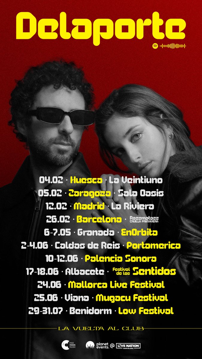 Delaportemusic's tweet photo. Esta #Navidad regala música ...🎄🎁
Sumamos fechas a este 2022. Con ganas de cantar y bailar con tod@s vosotr@s 💜💜💜💜💜 @cruillabcn @LowFestival @portAmerica @EnOrbitaFest @MallorcaLiveFes @FdelosSentidos #Mugacu @SalaOasis_ZGZ @laventiuno https://t.co/VdOW2TGpr8