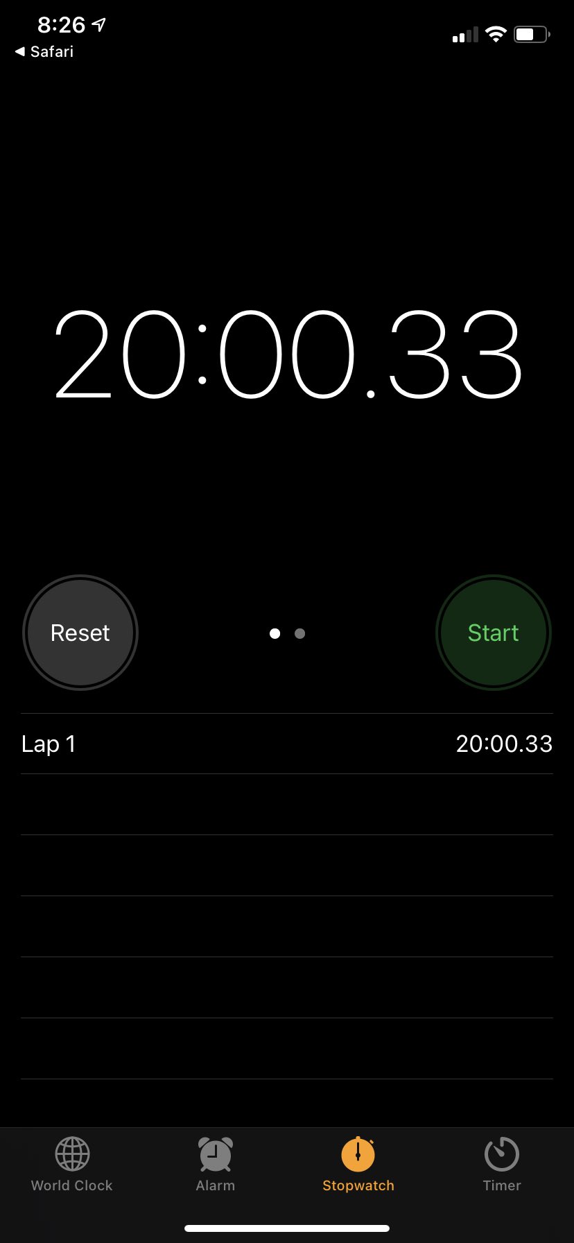 Joel Kurz Twitter: "Stopwatch. Best reading tool! Reading for 20 a day will allow you to read 15-25 books a year. Turn on your phone's stopwatch and read in