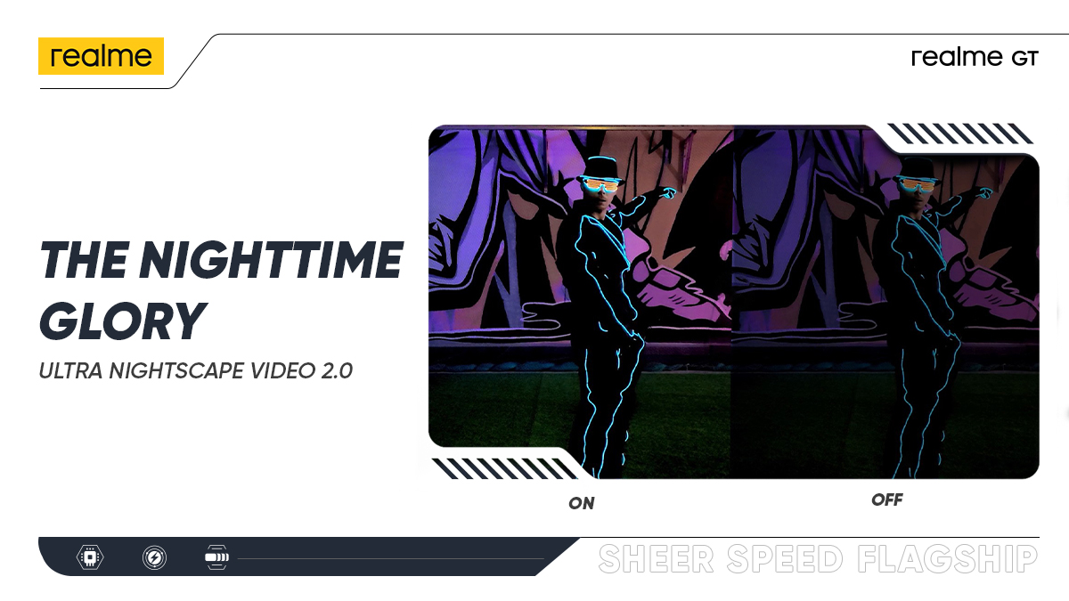 realmeIndia's tweet photo. The #realmeGT 5G’s upgraded nighttime AI helps you shoot clear and stunning videos in the night!
#SheerSpeedFlagship
Buy now: https://t.co/7vsDLrlduW https://t.co/em6ufb9bpo