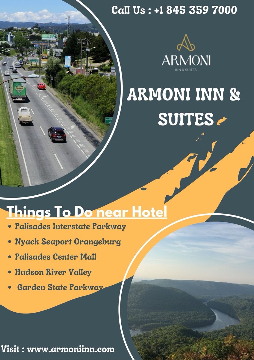 armoniinn's tweet photo. Stay with Armoni Inn &amp; Suites and be nearer to amazing restaurants, shops and things to do !!!
Book Now:
Call : +1 845 359 7000
Visit : https://t.co/lRR4lbYQUb
 #Hotel #motel #travel #family #friends #hotel #rooms  #Orangeburg #NewYork https://t.co/mCsVPQrgSN