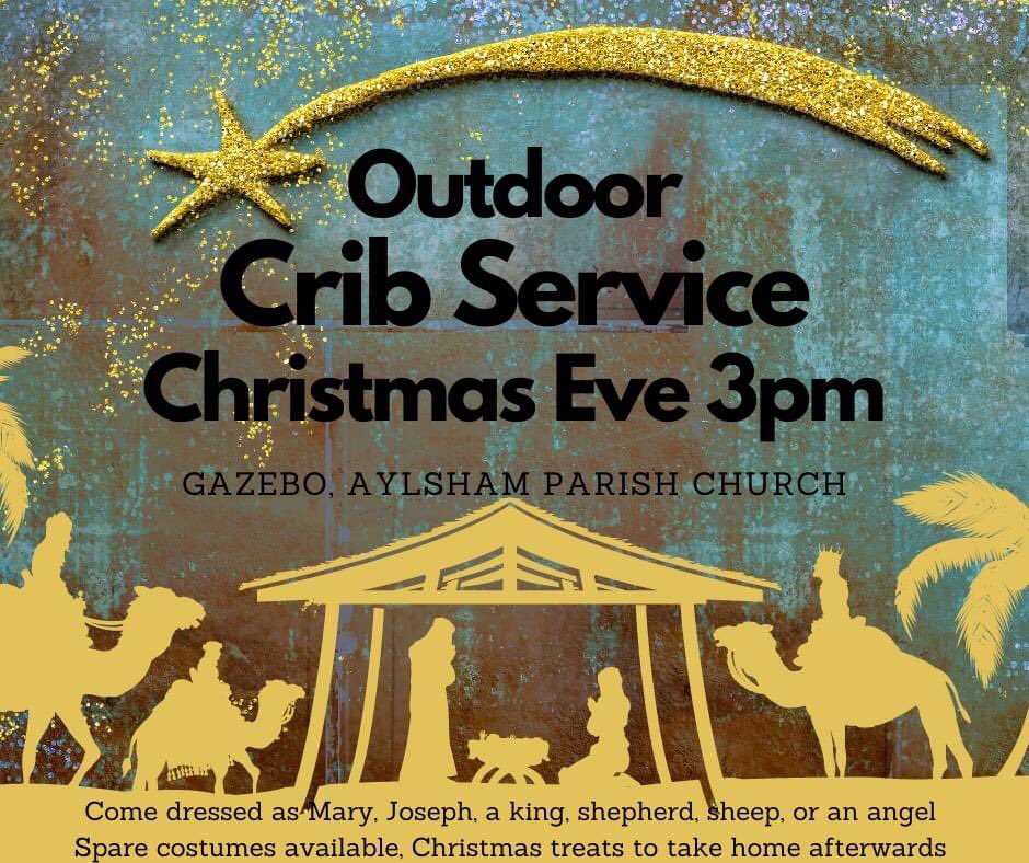 aylshamchurch's tweet photo. We’re looking forward to seeing lots of angels, shepherds, sheep &amp; Mary &amp; Joseph for the #CribService tomorrow @TACTrust @AStMichaelsSch @john_nursery @BureValleySch @DioceseNorwich @JustRegional https://t.co/F0kzkQFyqv