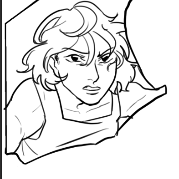 oc //
art block rn so i'm missing these uncolored panels of rowan from first ep wip my god shes so angry