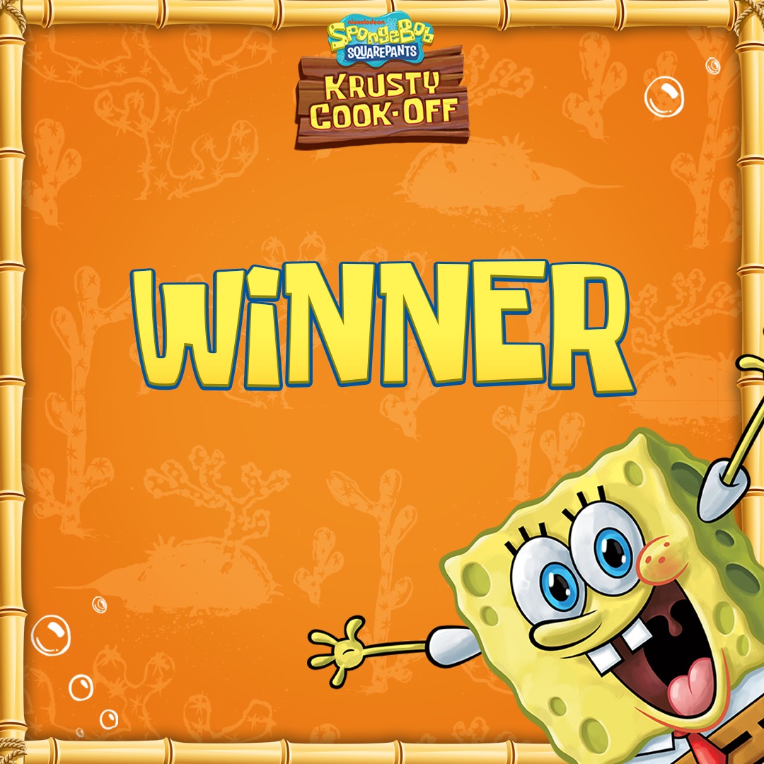 Phatill's tweet photo. Congratulations to @raji_xo & @darkskinnedNero, winners on the @SBKCO_Africa Cook-off Challenge powered by @carry1st
Downloadsnd enjoy the game via https://t.co/WCAkkoSUBk
#SBKCOAfrica #Spongebob #KrustyCookOff https://t.co/IiH1Q7WVQi