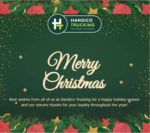 HandicoNv's tweet photo. Merry Christmas from Handico Trucking! https://t.co/pOaF4O2lnA