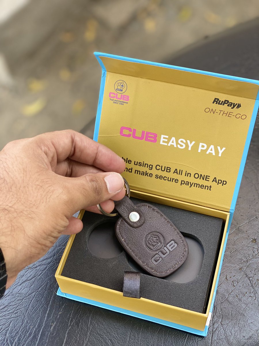 BadhushaOnBoard's tweet photo. Nice Innovative and appreciated Proud To Be CUBian @cubltd #cub #cityunionbank #keychaindebitcard https://t.co/kwzae8XajF