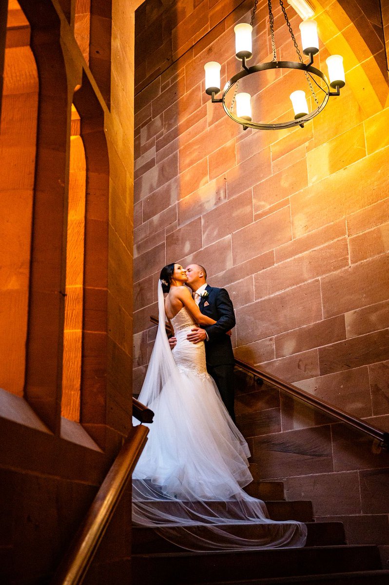 LydiaHulson's tweet photo. Lovely surprise before Christmas receiving our professional pictures of our big day #firstchristmas #husbandandwife #peckfortoncastle https://t.co/6iHZybzaji