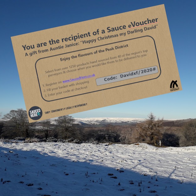 Need a last minute gift? We can help! Starting at £35, our Sauced Here gift cards are emailed either to you or directly to the lucky recipient to spend on over 1,000 outstanding products sourced from our talented producers in the Peak District. Available to buy now!
#christmas