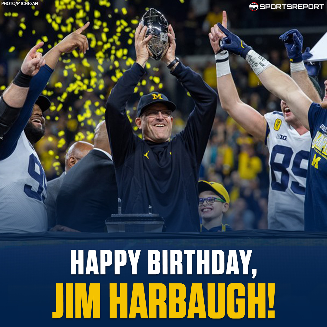 Michigan Wolverines on SR on X: "#Michigan Fans, let's wish Coach Jim  Harbaugh a Happy Birthday! #GoBlue @CoachJim4UM https://t.co/ZmZg5Q6Jlw" / X