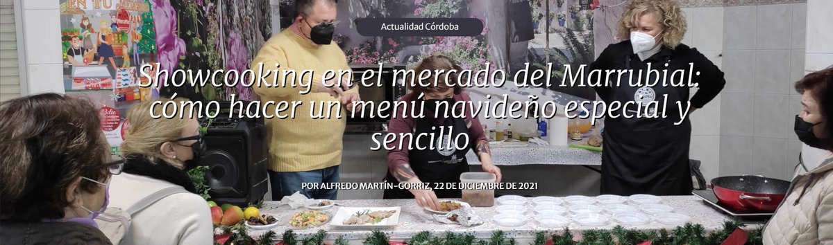 chary_serrano's tweet photo. Agradecida a @GURMECordoba por el reportaje de mi show cooking en el Mercado Marrubial #Cordoba
⏬
https://t.co/UZdqx1tIqi
"Showcooking en el mercado del Marrubial: cómo hacer un menú navideño especial y sencillo".

@mercamar_asoc - @CCAVinuela - @Merca_Cordoba @ComercioAyuncor https://t.co/GNyHy86nX9