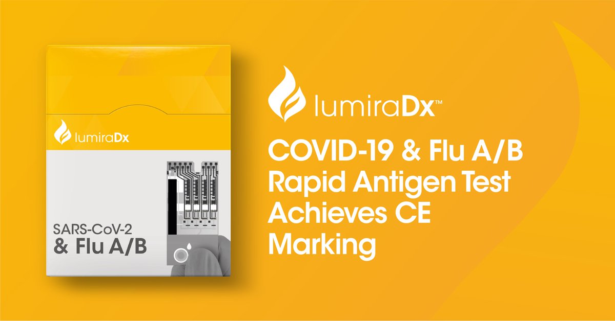 LumiraDx's tweet photo. The @LumiraDx assay can quickly verify potential infection for patients suspected of #influenza and/or #COVID19, helping to identify and differentiate the underlying cause of respiratory illness and inform treatment decisions at the #POC.  
#LMDX 
https://t.co/NfGyt1k1gG https://t.co/ADyEs63nsH