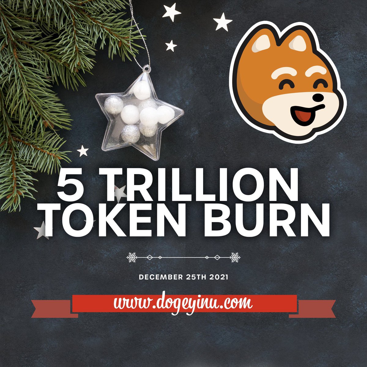 Deaf_Wealth's tweet photo. 5 TRILLION of $Dinu Token will be burn on 25th December. Stay focus and keep accumulating #Dogeyinu #DeafAndWealth 🐳🚀🐶🐋💥🔥🦕 https://t.co/XVNJuSSKhl