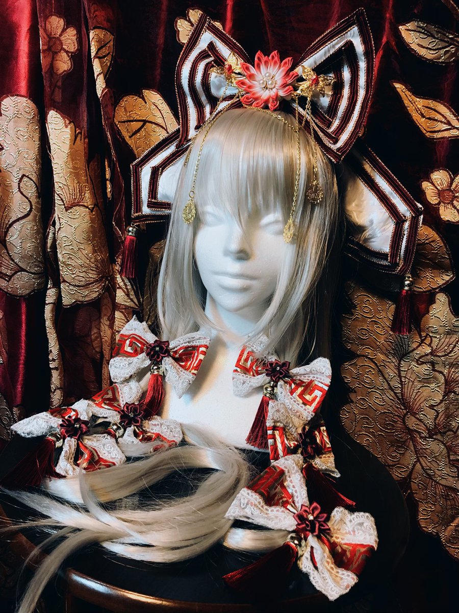 東方Project 藤原妹紅 アレンジ衣装 オーダーウィッグ こちら完成致し