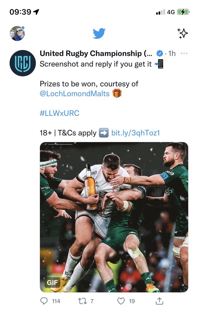 thomasrcrockett's tweet photo. @URCOfficial @LochLomondMalts https://t.co/wpDeL14Nb1
