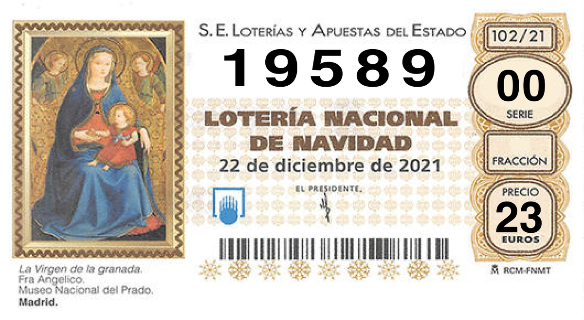 SantoEntierroMo's tweet photo. ⚫⚪NOTICIAS ⚫⚪

Durante el día de ayer se celebró como viene siendo tradición el Sorteo de la Loteria Nacional de la Navidad, siendo nuestro número con el que se juega todos los años  agraciado con 100€ al décimo.

Felicidades a tod@as los que han colaborado. https://t.co/jq7K2P7MAr