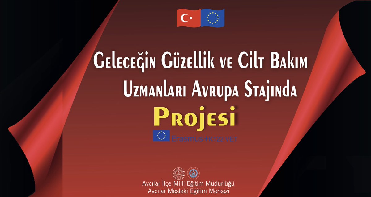 Müdürlüğümüz ve Avcılar Mesleki Eğitim Merkezi işbirliği içerisinde yazılan Erasmus+ K122 VET projesi Türkiye Ulusal Ajans tarafından kabul olmuştur. Öğrencilerimiz güzellik ve cilt bakımı alanlarında 40 gün Portekiz ve İtalya’da staj yapacaklardır.<a href="/tcmeb/">Millî Eğitim Bakanlığı</a> <a href="/memleventyazici/">Levent Yazıcı</a>