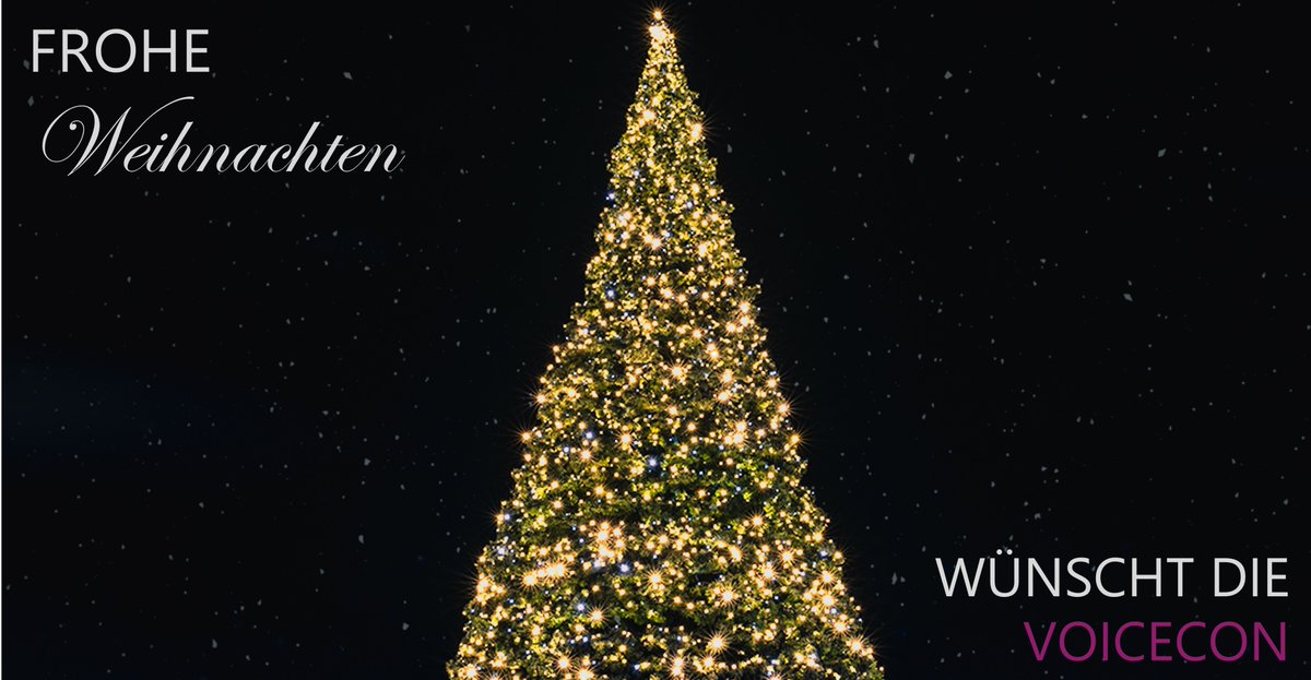 VoiceconG's tweet photo. Die voicecon wünscht allen Frohe Weihnachten
#Weihnachten https://t.co/Wh8ilBN0OK