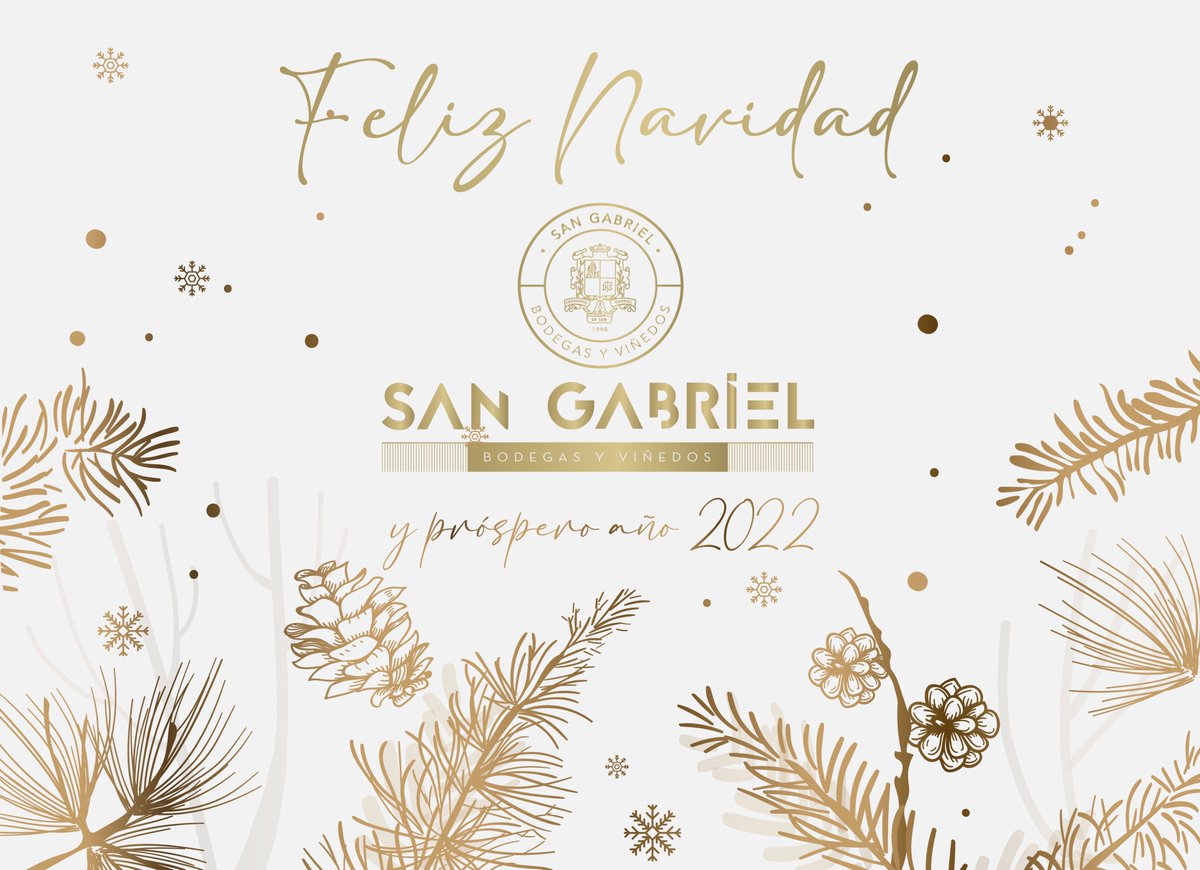 LA BODEGA SAN GABRIEL LES DESEA FELIZ NAVIDAD Y PRÓSPERO AÑO 2022