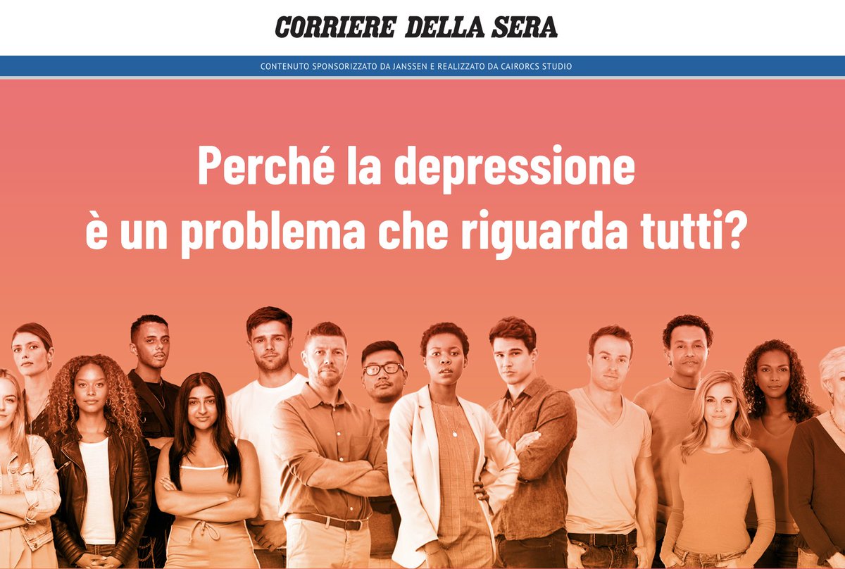 JnJ_Italy's tweet photo. La #depressione Γ¨ una malattia che puΓ² colpire chiunque.
Ecco 10 parole chiave per conoscerla meglio, a partire dai sintomi da non sottovalutare ππΌ
https://t.co/Ia74TggdWG
#abcdepressione @Corriere https://t.co/i0Ze3eD20o