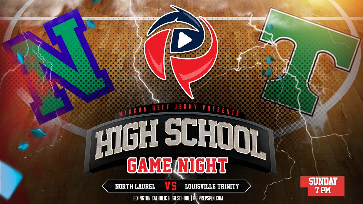 PrepSpin's tweet photo. You don't want to miss this game Sunday night at 7pm! @NorthLaurelBB battles @trinitysports in the 2021 @wgmortho Holiday Classic at @LexCathSports
👇WATCH IT HERE 👇 #VirtualTicket $10
https://t.co/MVnFkL1YRG https://t.co/KLXrsflXxA