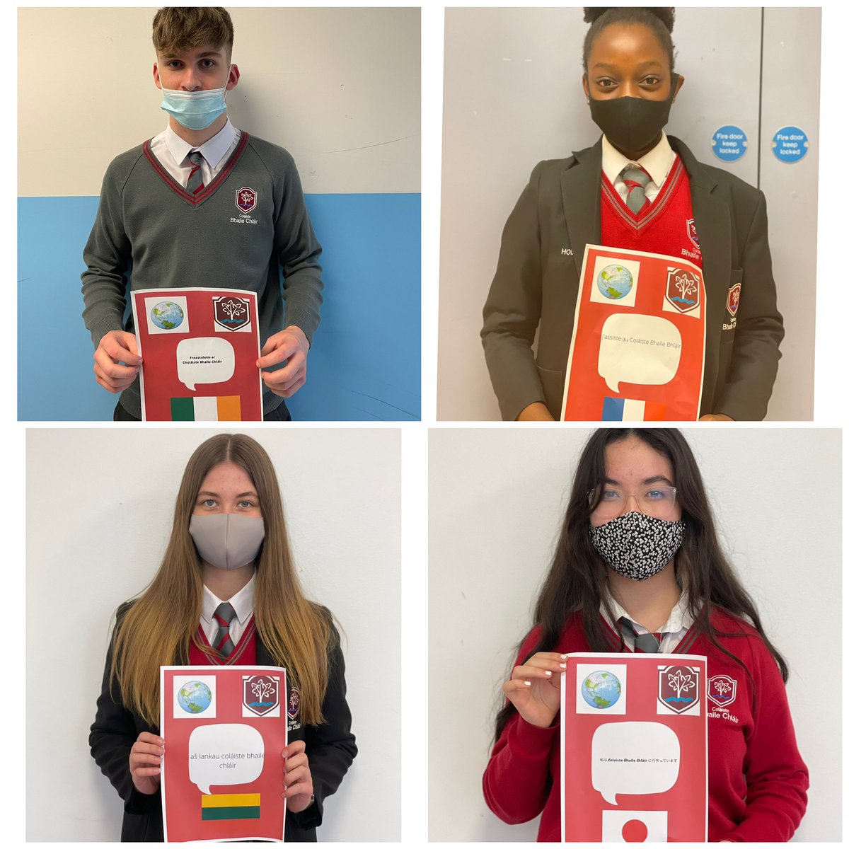 kmccarney15's tweet photo. The TY Think Languages team researched the different languages in our school and found we have 19 different languages, some of which are displayed on our new noticeboard! 🌎 @langsconnect_ie @languages_ie @ClaregalwayColl https://t.co/k6WqC4H05K