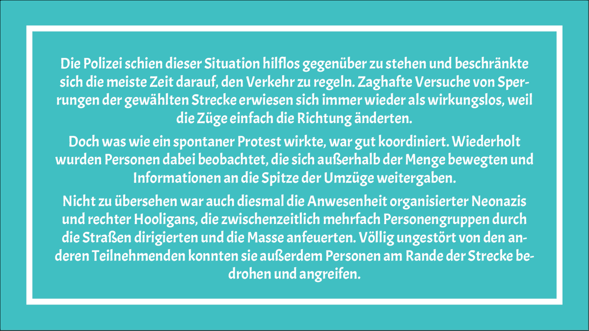 HRONazifrei's tweet photo. +++ Statement zur Querdenker-Demo am Montag +++
Das Foto entstand am #hro1312
#hro2012 https://t.co/MD0uyiMoGG