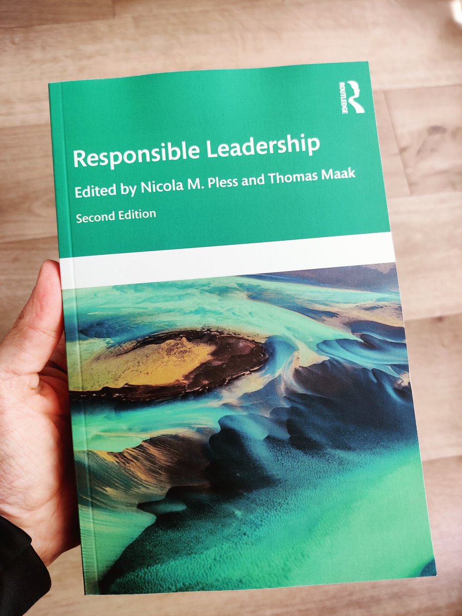 hypernorth's tweet photo. Arrived this morning! The 2nd edition of 'Responsible Leadership' edited by Nicola Pless and Thomas Maak. Includes chapters from many @TheGRLI Partners, Associates and friends. It was an honour to add a small foreword to this important text. https://t.co/oiR89QrK9p https://t.co/1IfNzSvX5b