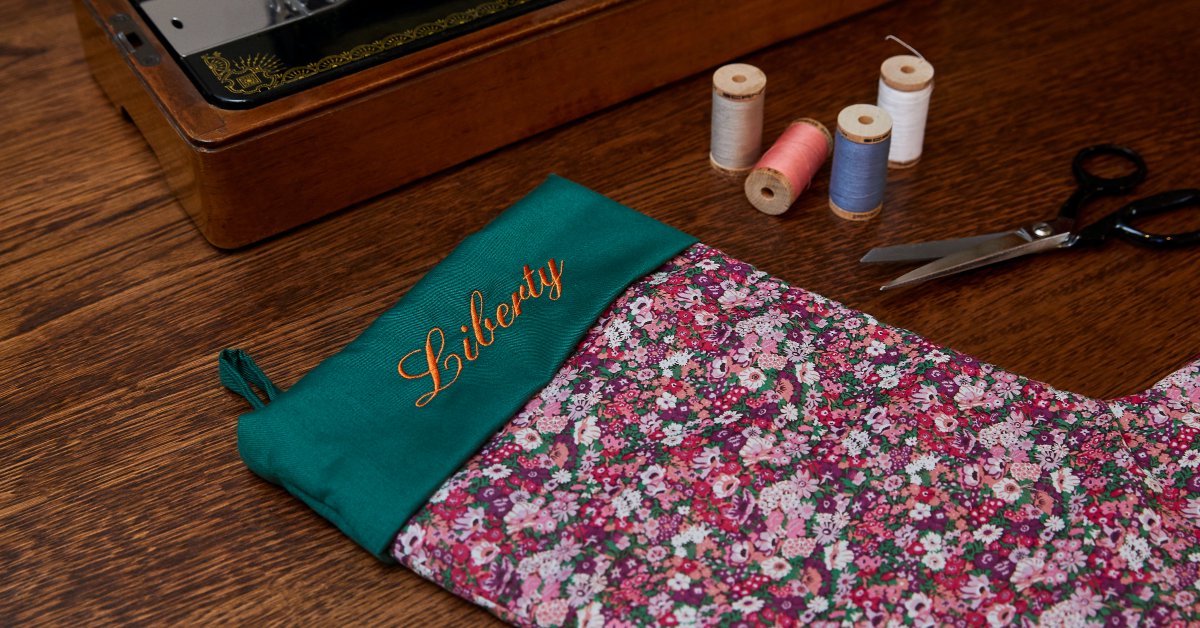 LibertyLondon's tweet photo. #LibertyChristmas: @HandandLock Personalisation. Every Wednesday and Thursday evening, throughout November and December, Liberty will be offering a complimentary embroidery service in-store across selected Liberty products. Discover More: https://t.co/rfqqfIiv53 https://t.co/JnLQrK59Kc