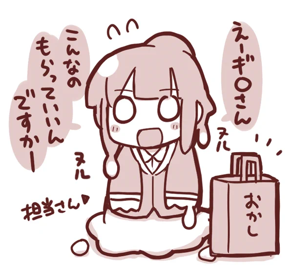 今の担当さんはこんな感じの人です 