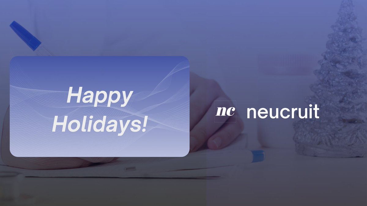 Neucruit wishes everyone a pleasant winter holidays season!

This year, our wish is better outcomes for all patients - which is why we are here.