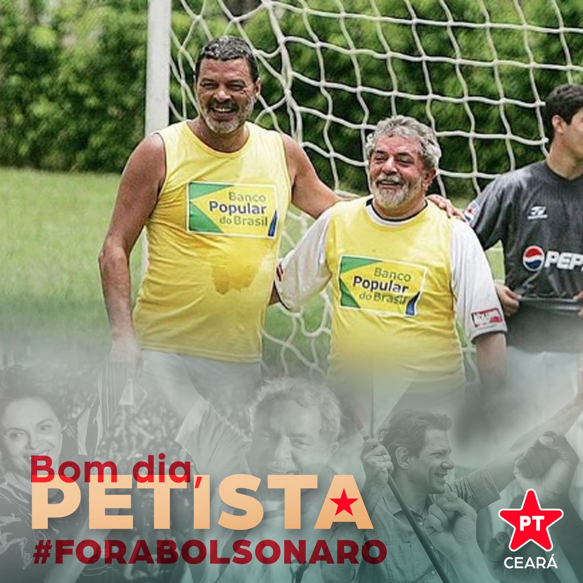 PTCeara's tweet photo. Bom dia #petista e #ForaBoldonaro! https://t.co/rZfPiY4LeW