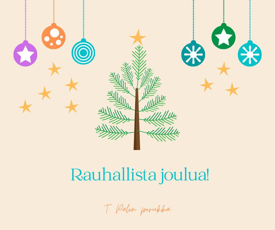 PalvelumPalo's tweet photo. Jouluna on aika pysähtyä hetkeksi. Ennen sitä haluamme kiittää kaikkia, jotka olemme tänä vuonna kohdanneet, ja joita olemme saaneet auttaa #palvelumuotoilu'n merkeissä. Toivomme, että yhteistyömme jatkuu aktiivisena tulevaisuudessakin. Ihanaa joulua kaikille! https://t.co/RI1mc2mumk