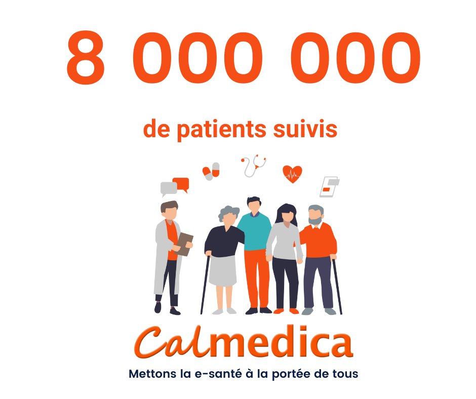 🎈Nous sommes heureux de vous annoncer que 8 millions de patients ont bénéficié d’un suivi à distance grâce à notre solution #memoquest