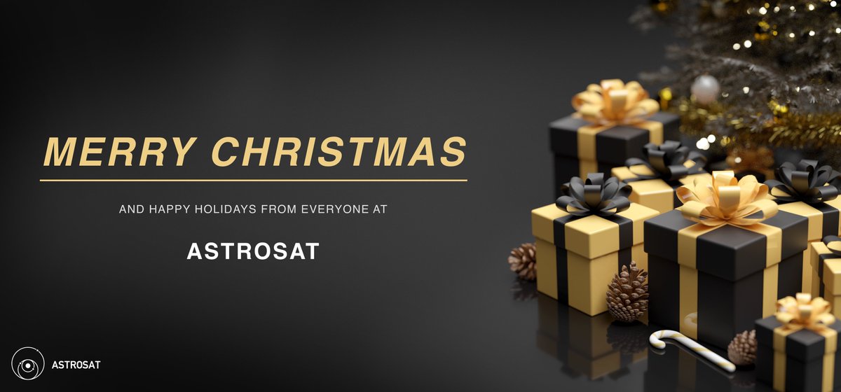 Happy Holidays from the whole Astrosat crew. Here’s to a successful 2022 🥂