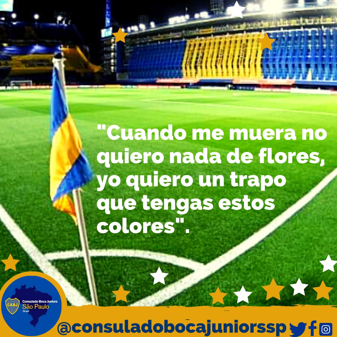 Uživatel Consulado Boca Juniors - São Paulo/Brasil na Twitteru: „En la vida  cambiamos de trabajo, de coche, de universidad, de casa, de ropa, de  religión, de opinión y hasta de matrimonio, ¡pero